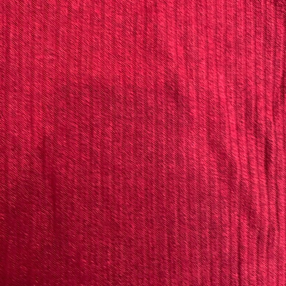 SHEIN V-Neck Rib Knit Solid Tee in Burgundy - Picture 3 of 5